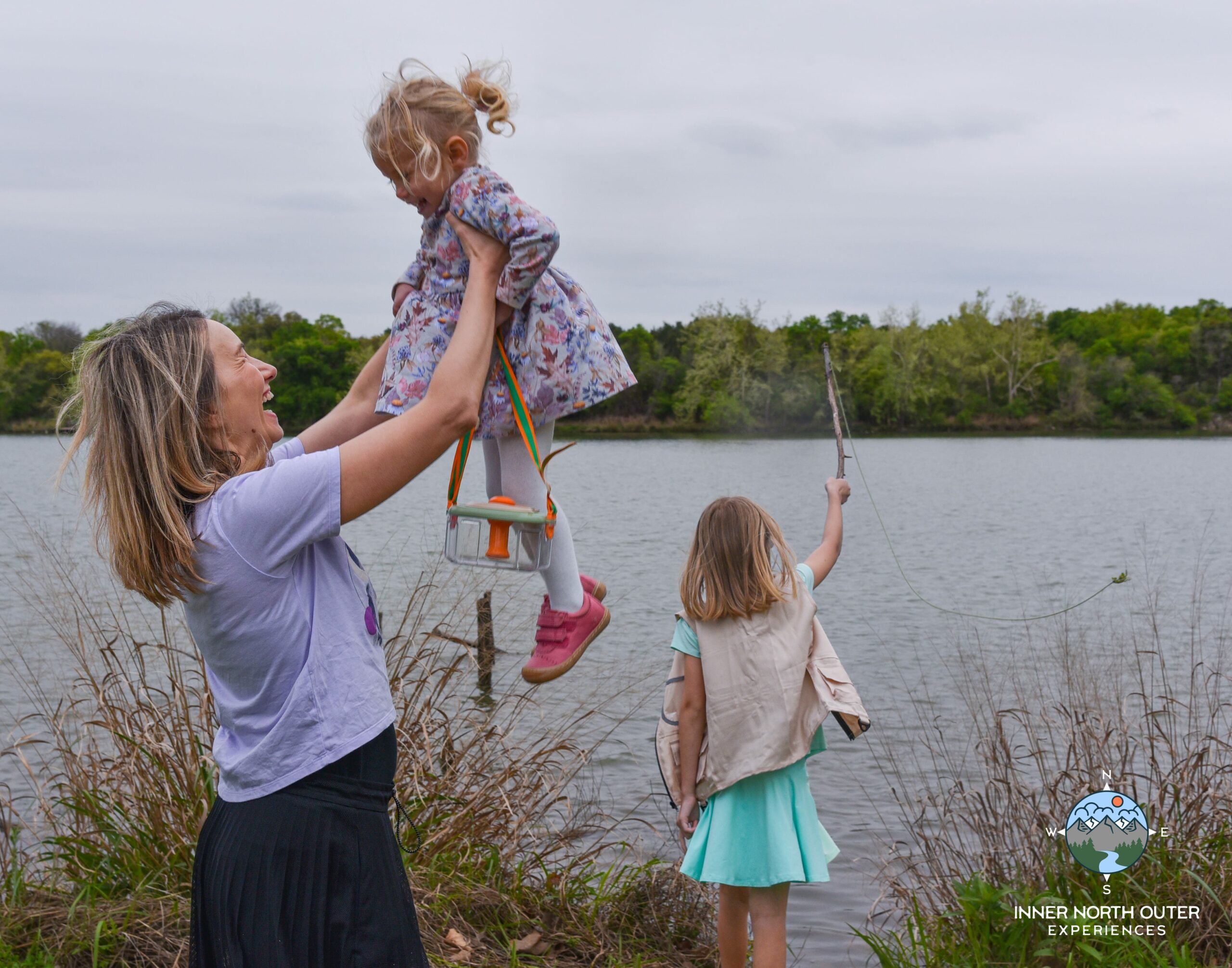 Image of family playing outdoors